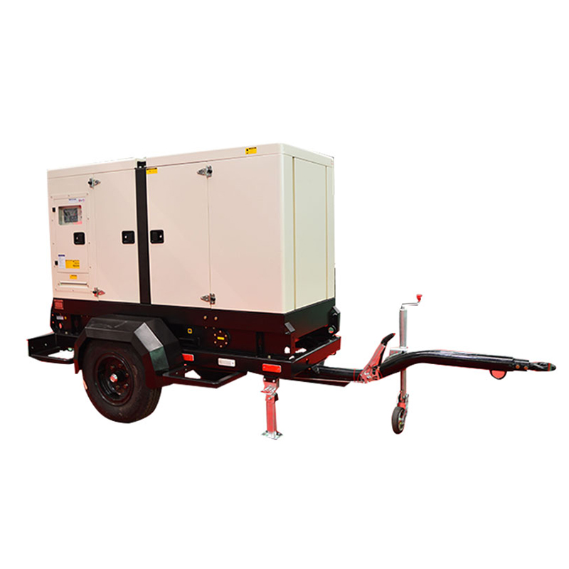 Less Vibration and Low Noise Volvo Engine Trailer Type Genset